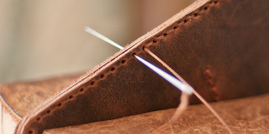 el yapımı deri dikişi