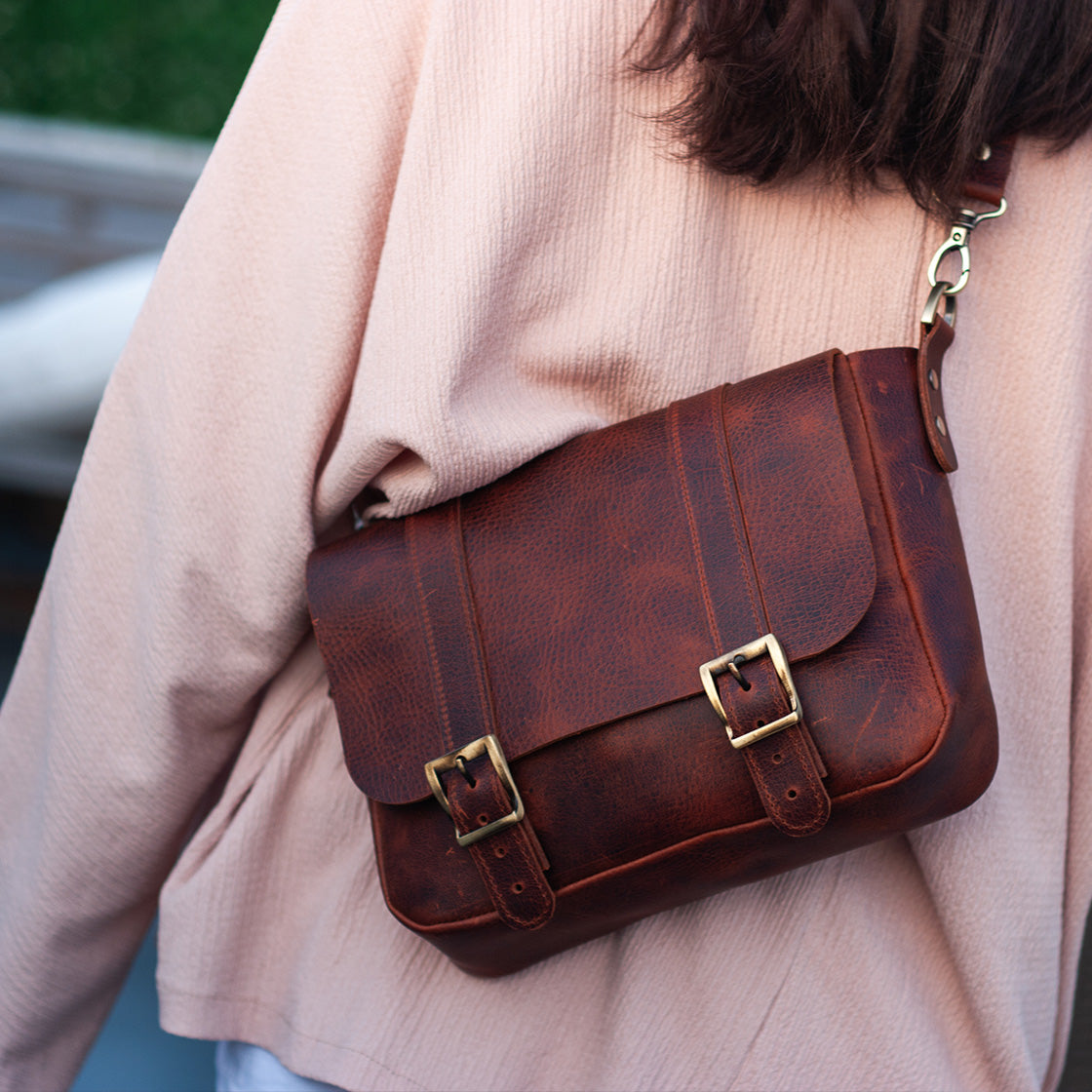 Deri Çanta - Orta Boy