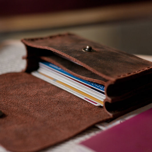 el yapımı deri cüzdan