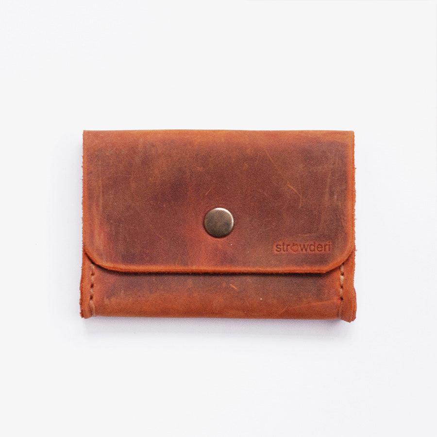 el yapımı deri kartlık cüzdan