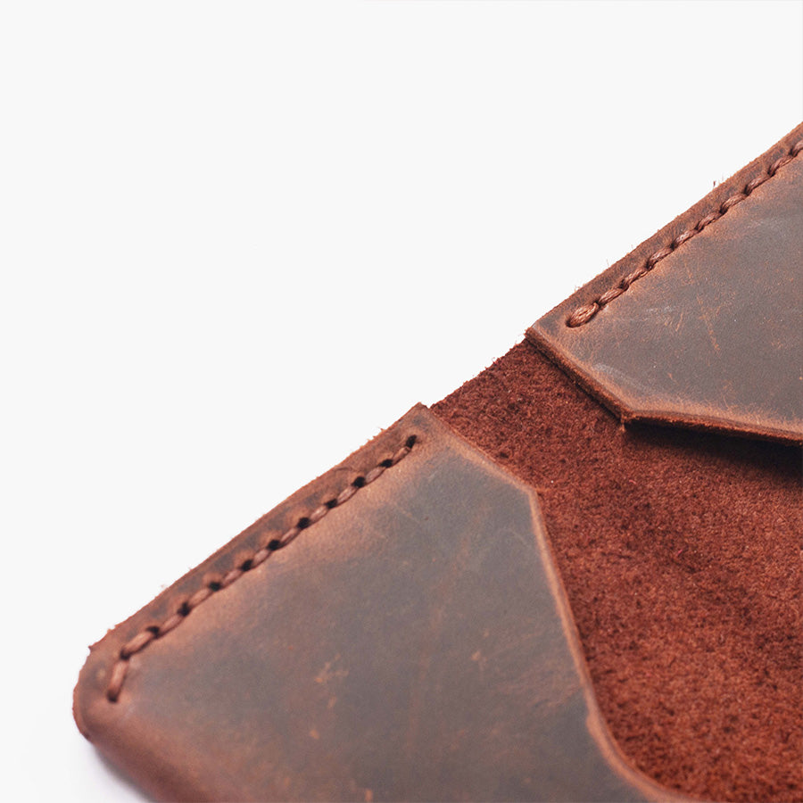 el yapımı deri kartlık cüzdan