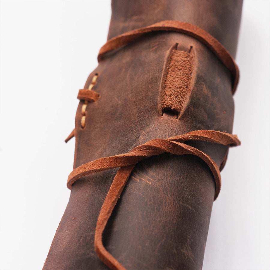 el yapımı deri kalemlik